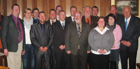 Der alte neu eVorstand am 14.01.2012