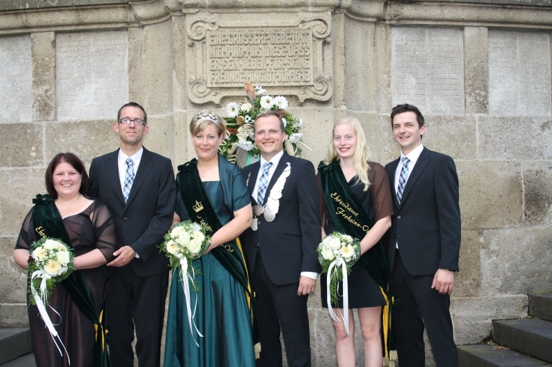von Links: Yvonne und Thorsten Keller, Britta und Thomas Kötterjohann, Marie Roeßmann und Markus Fraune